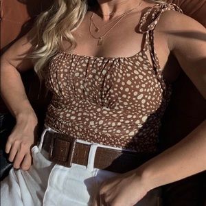 Princess Polly Brown Bodysuit